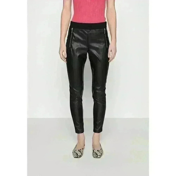 NEW! MICHAEL Michael Kors Women's M Mixed-Media Skinny Pants NWT $110 - Picture 1 of 5